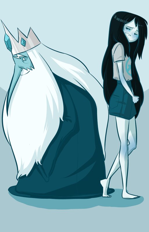 Ice King and a Girl