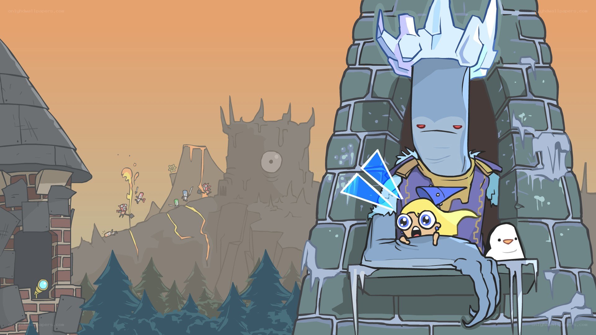 Ice King and Princess Bubblegum