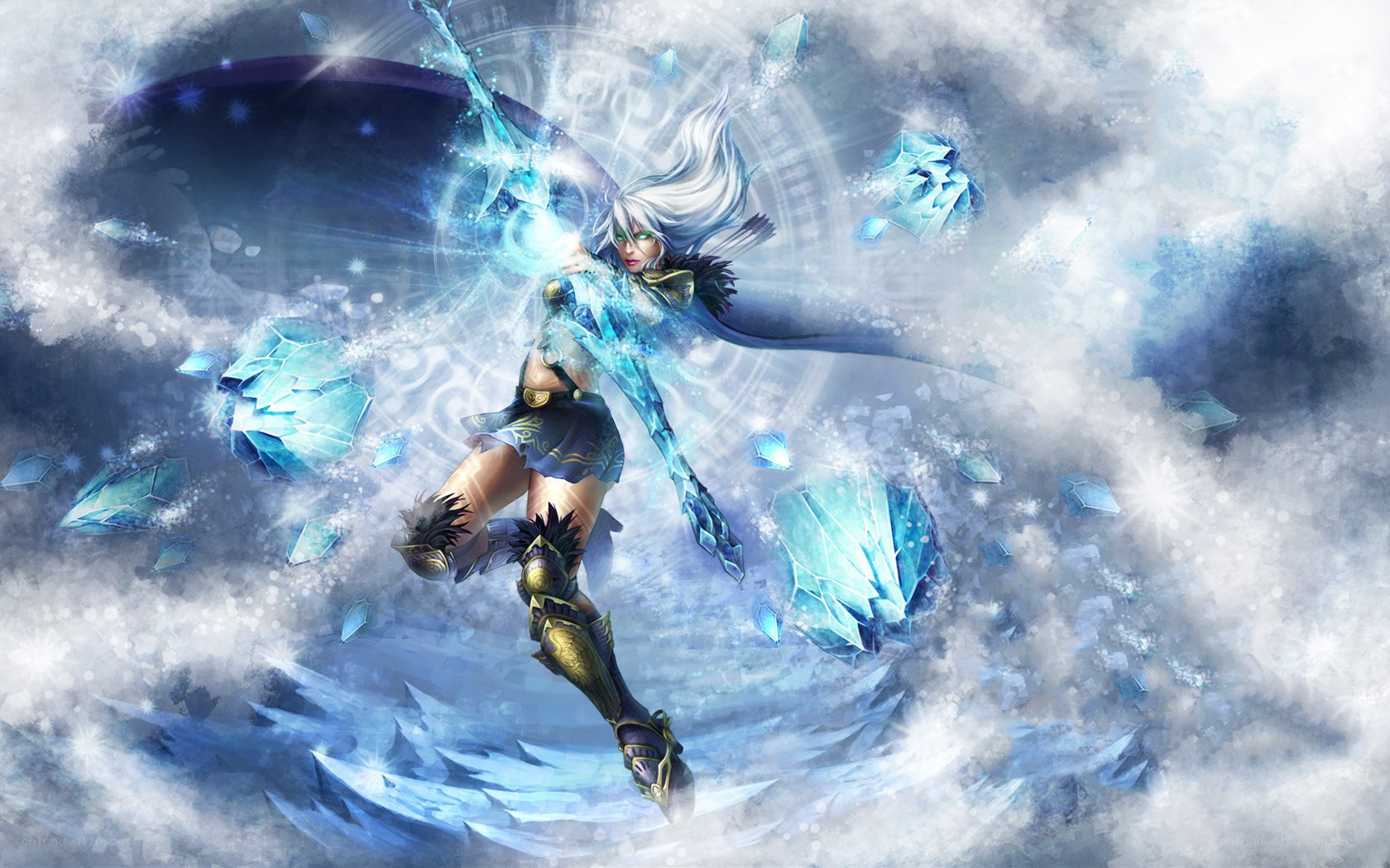 Ice Mage in Battle