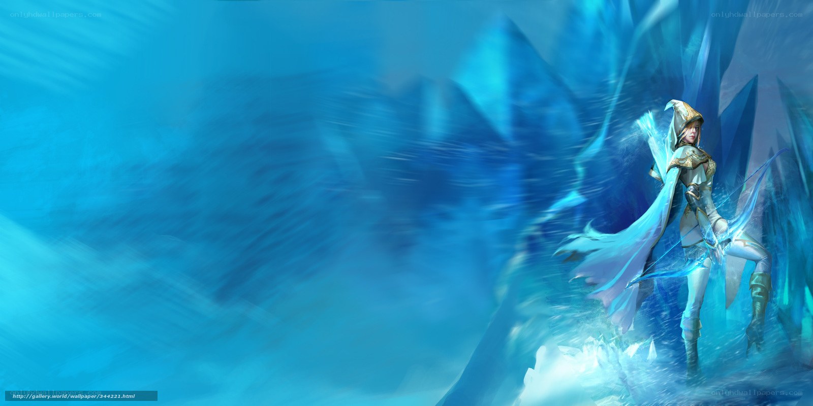 ice mage in crystal cave