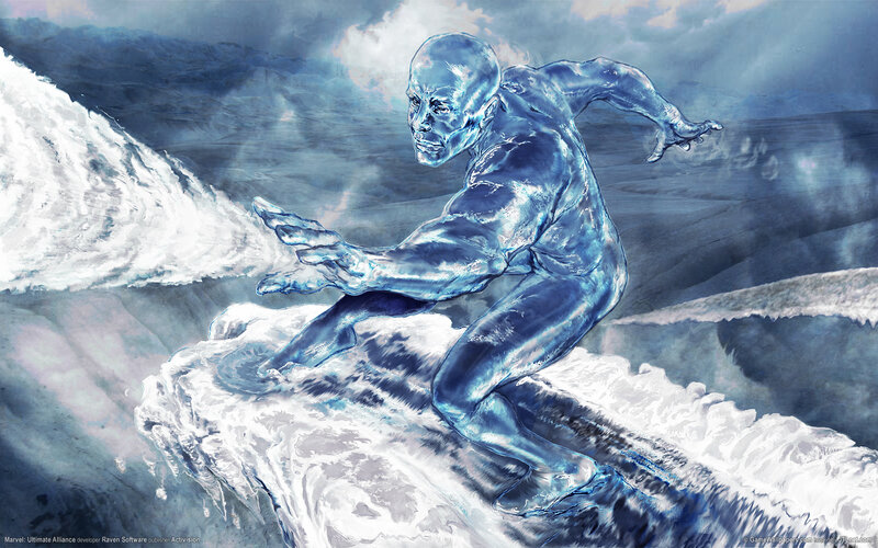 Ice Man on Wave
