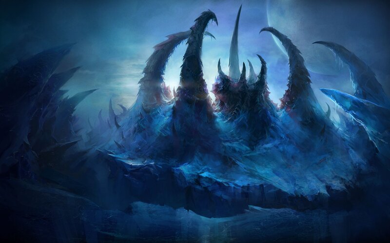 Ice Monster with Tentacles