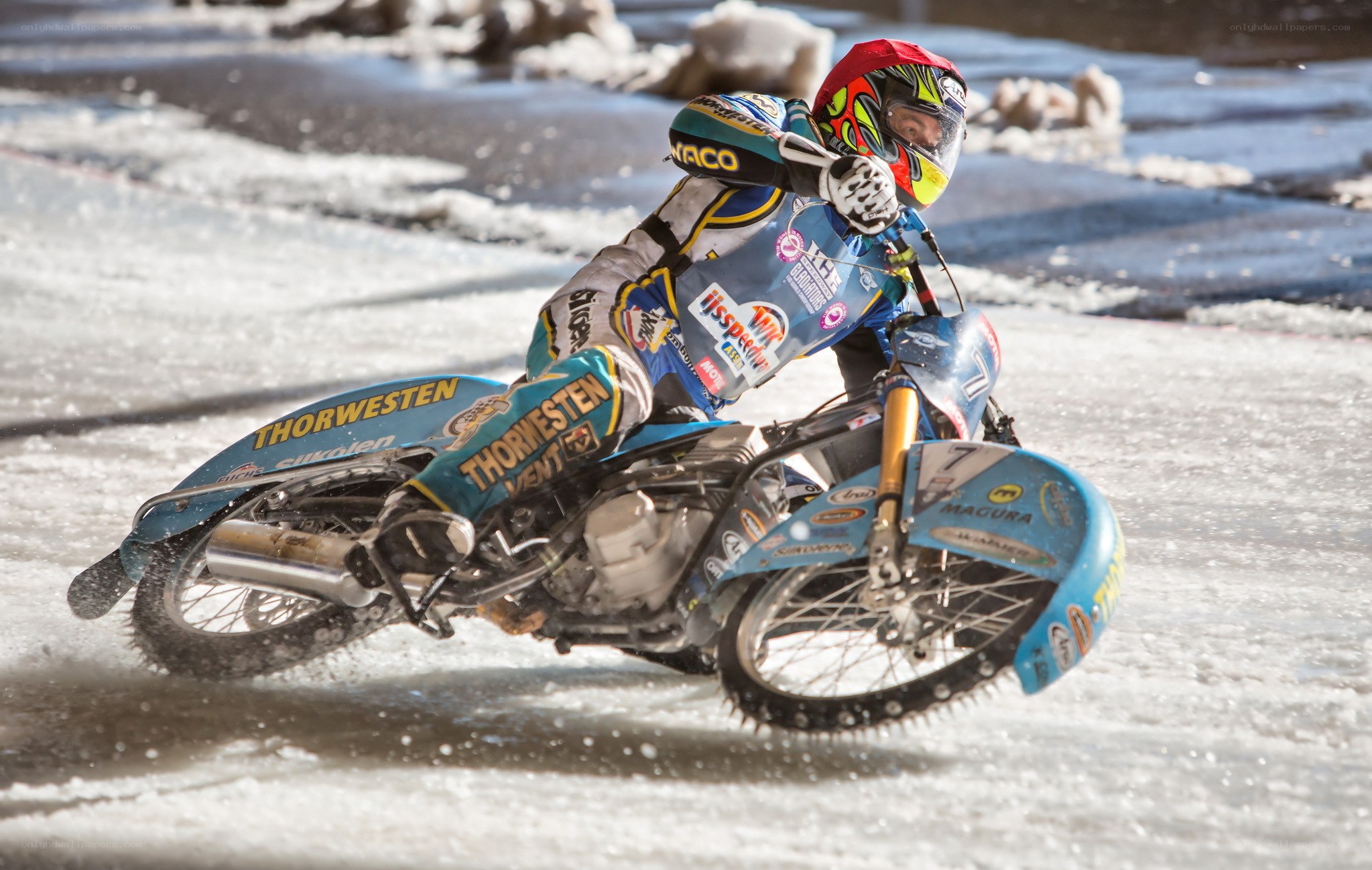 Ice motorcycle racing