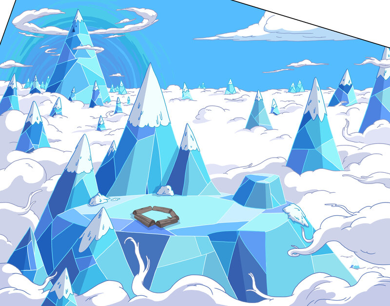 ice mountain landscape