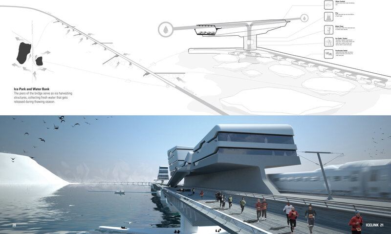 Ice Park and Water Bank design