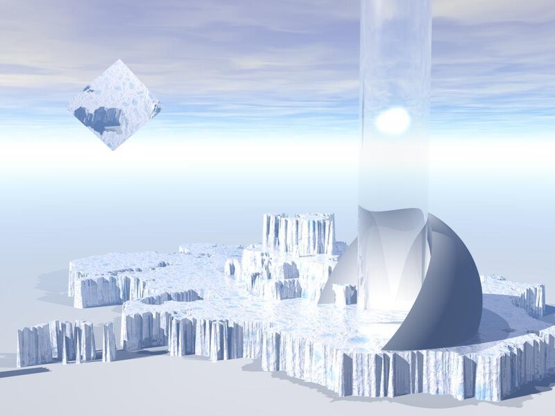 Ice Sculpture Landscape
