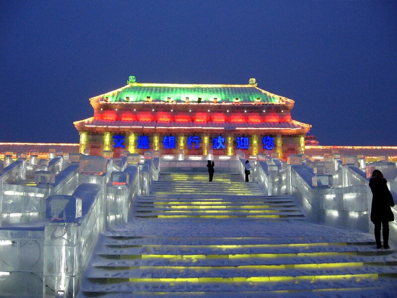 Ice Sculpture Staircase