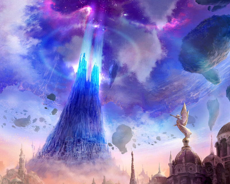 Ice Spire in Sky