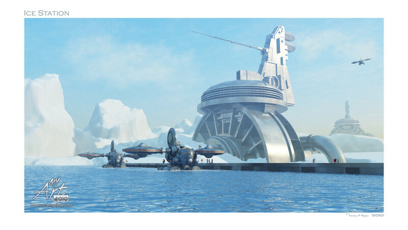 Ice Station with Spacecraft