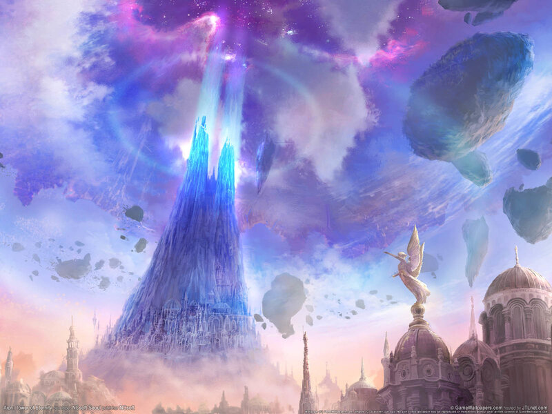 Ice Tower in Sky