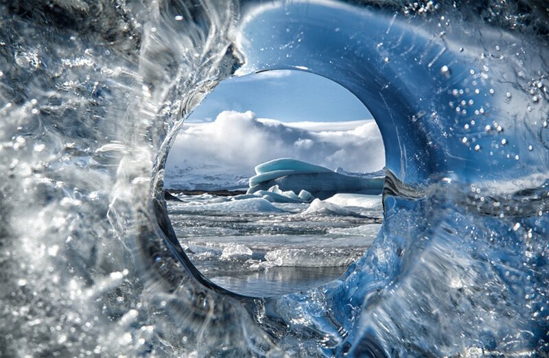 Ice Tunnel View