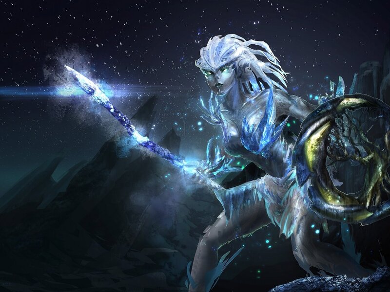 Ice Warrior Woman
