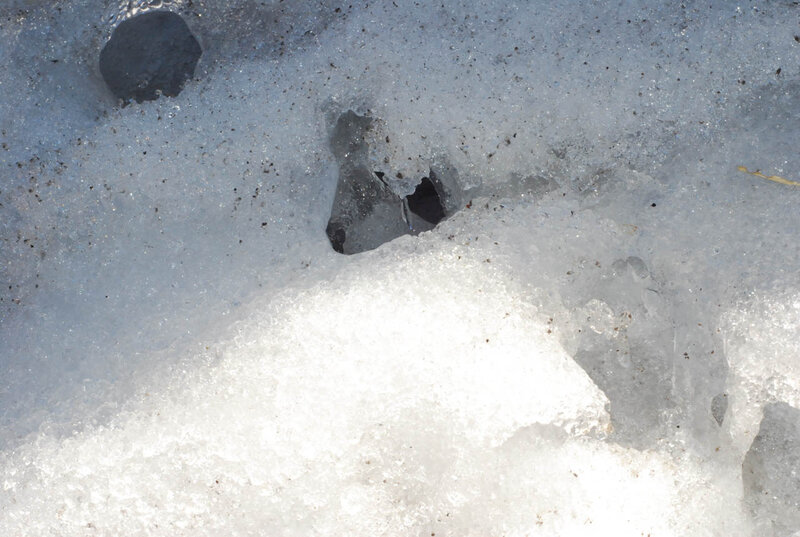 Ice with Holes