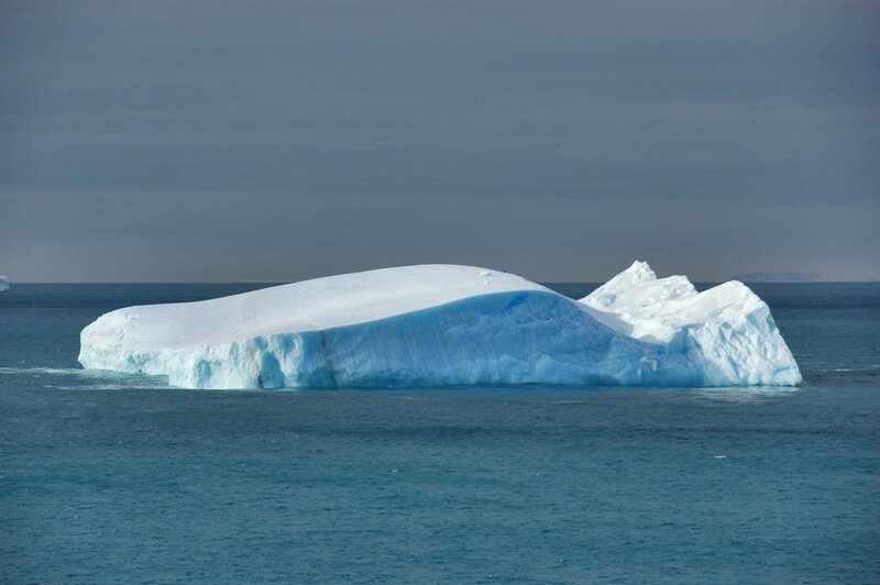 Iceberg Floating in Ocean