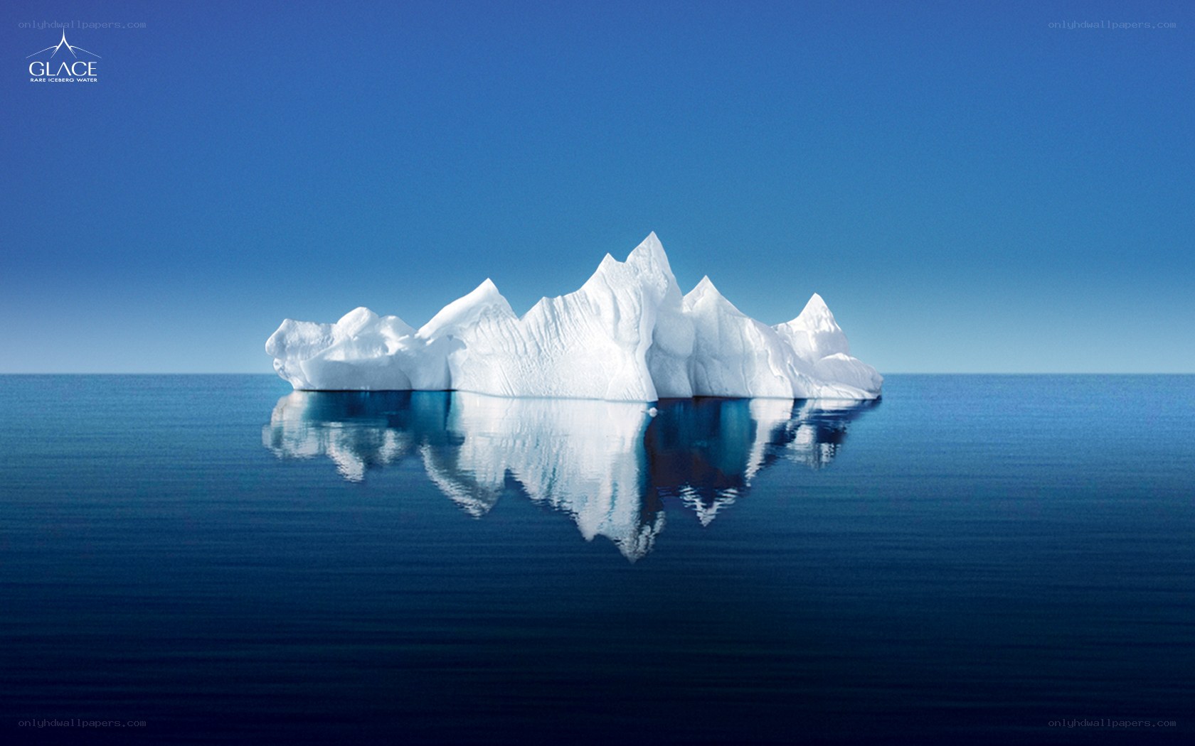 Iceberg in calm ocean