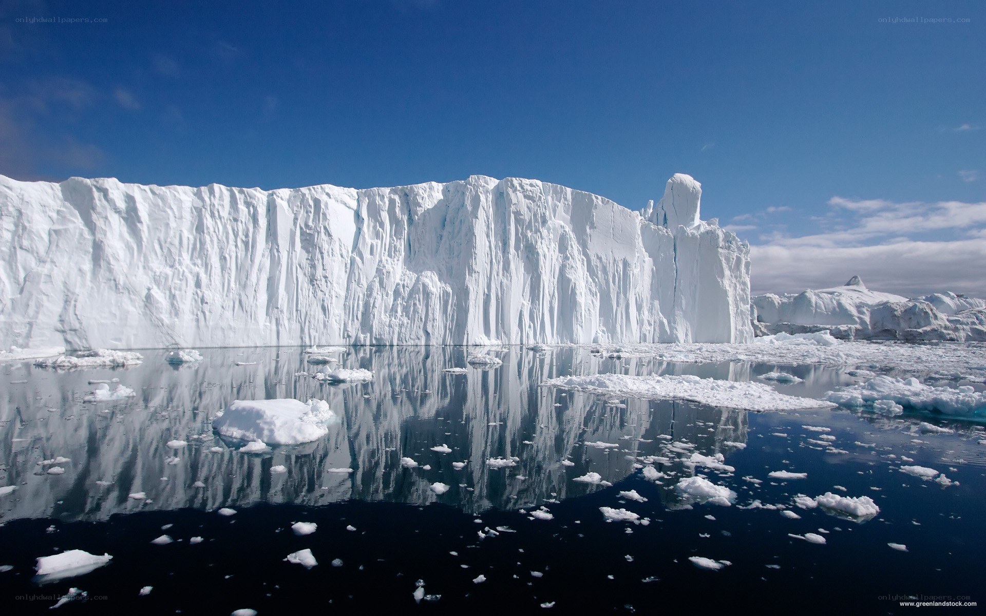Iceberg in calm waters