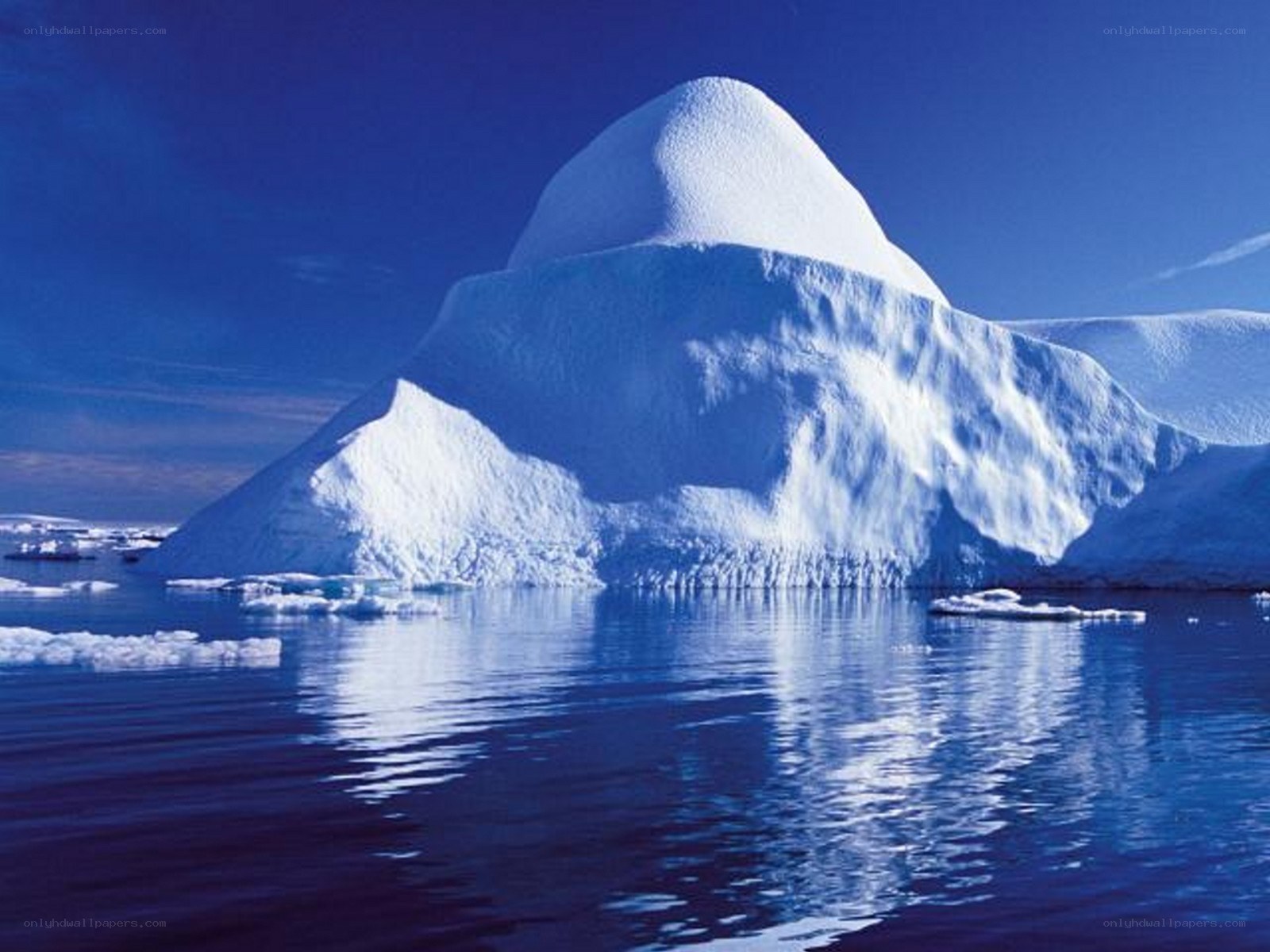 Iceberg in calm waters