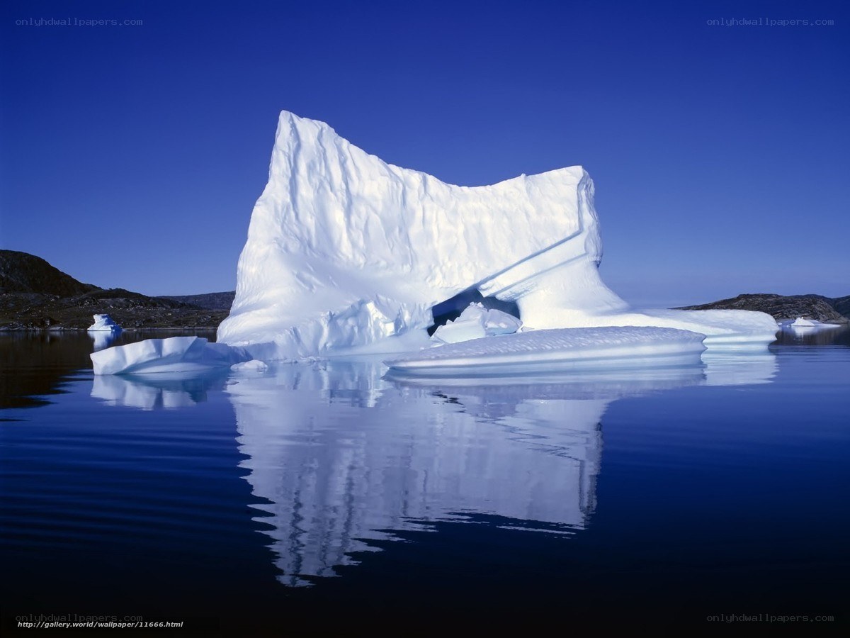 Iceberg in calm waters