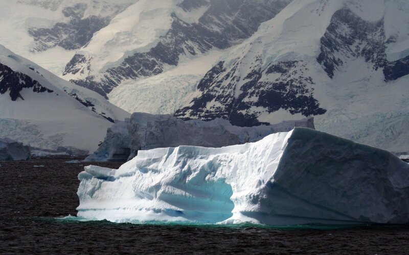 Iceberg in Dark Water — White, Cold