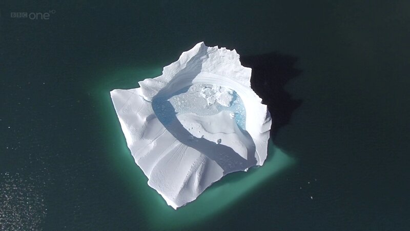 Iceberg in Dark Water — White