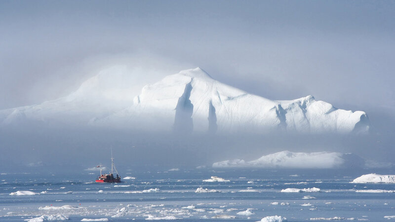 Iceberg in Fog