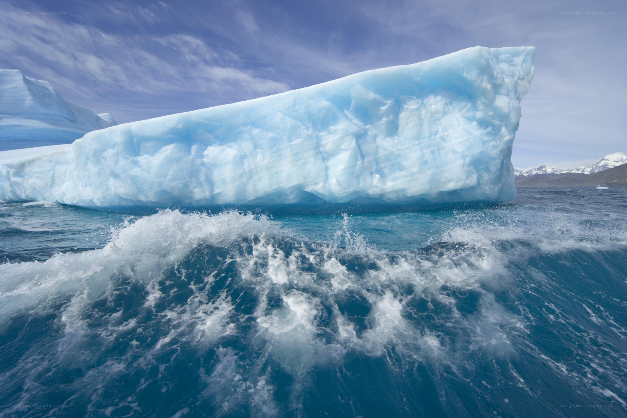 Iceberg in the ocean