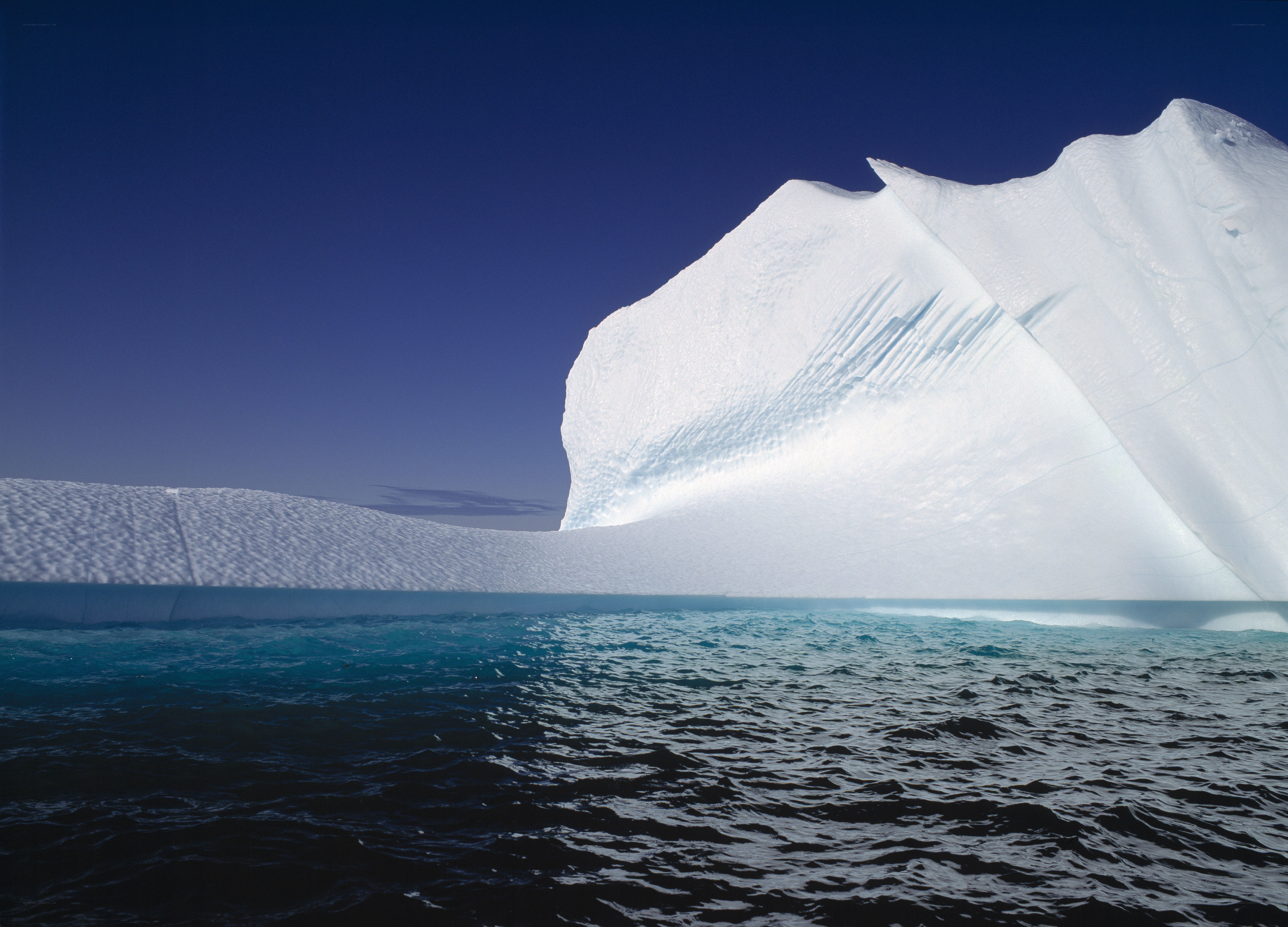 Iceberg in the ocean