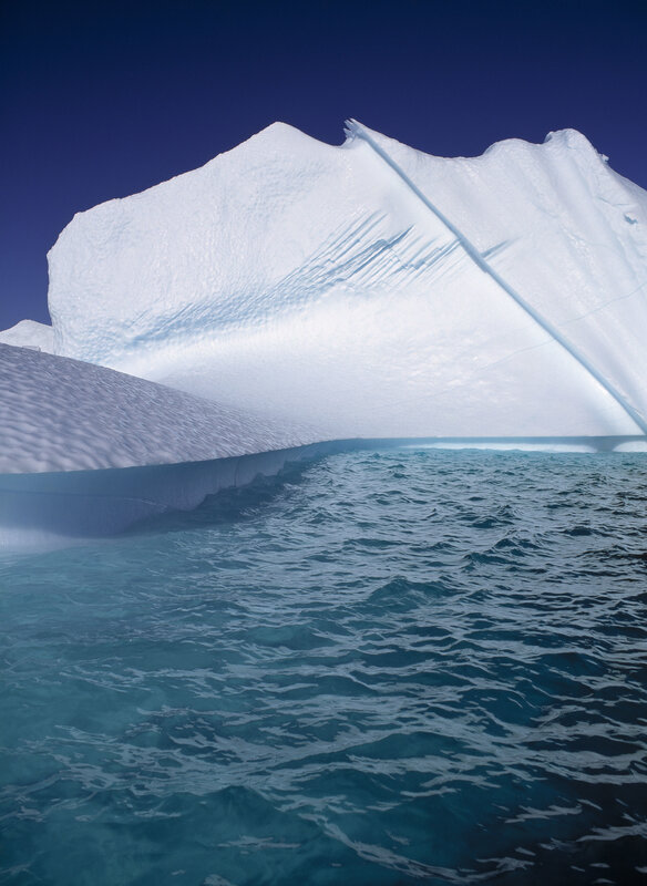 Iceberg in the ocean