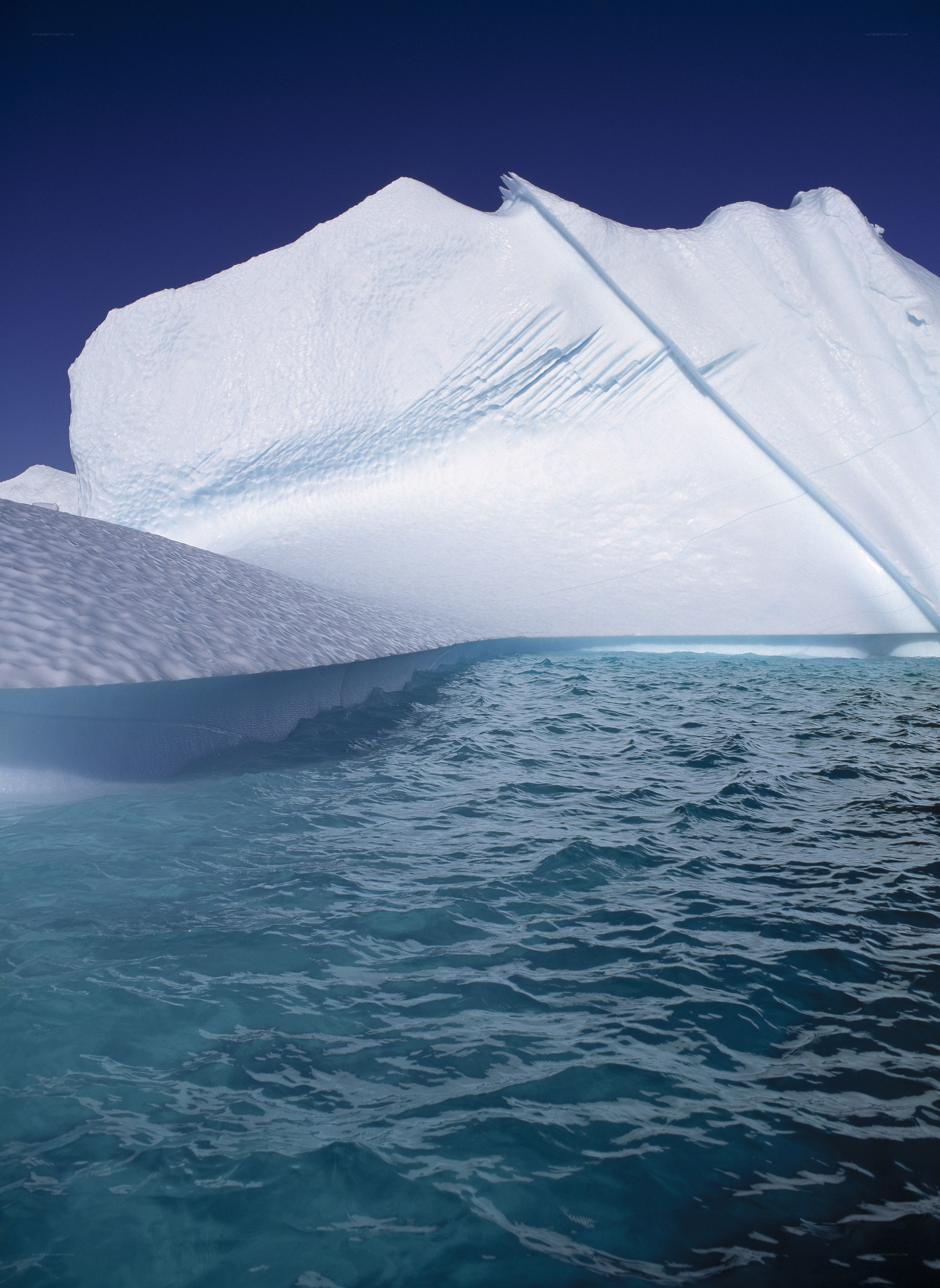 Iceberg in the ocean