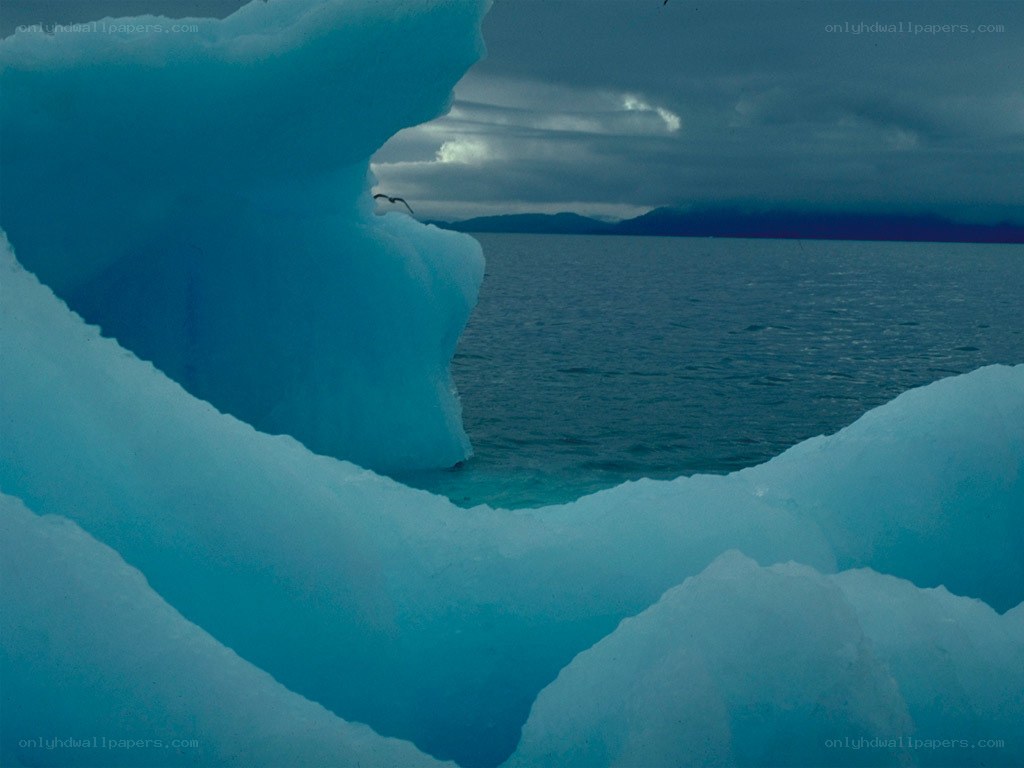 Iceberg in the ocean