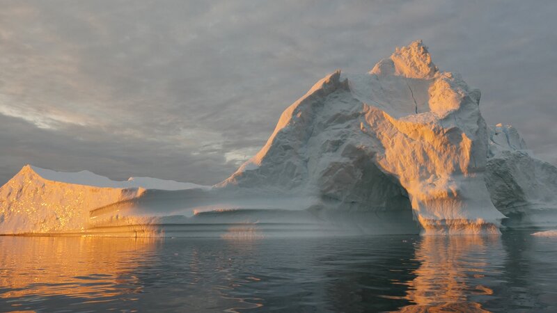 Iceberg in Water — White