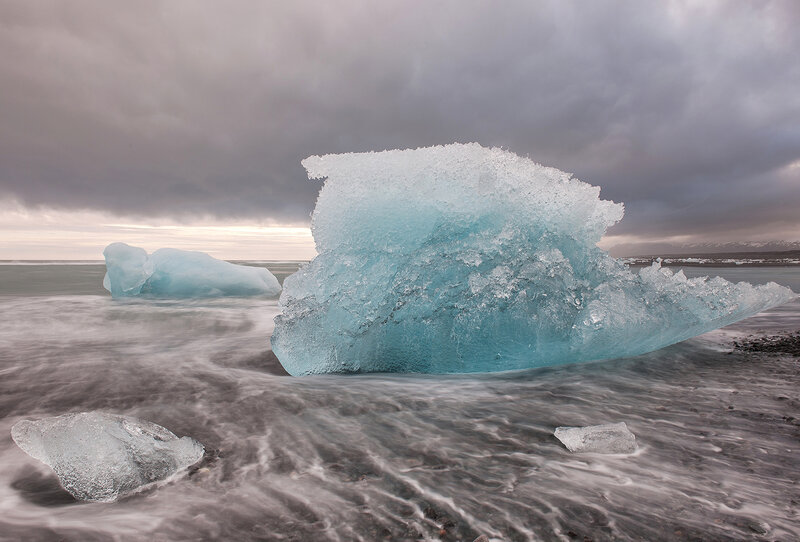 Iceberg on Beach