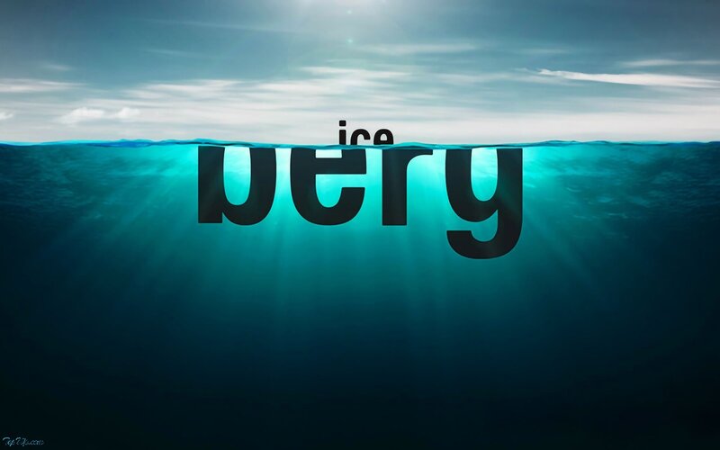 iceberg visual metaphor