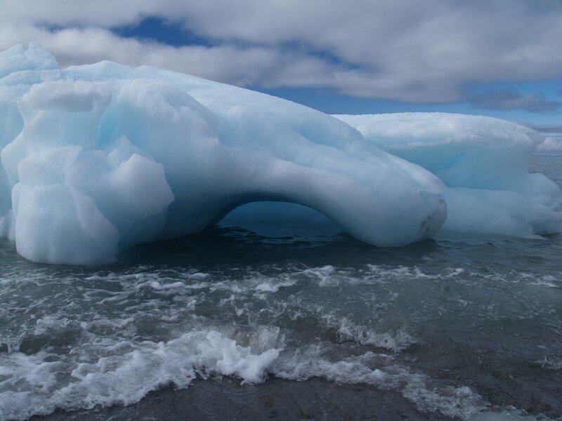 Iceberg with Arch — Blue, Calm