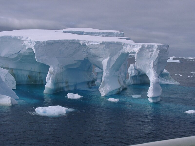 Iceberg with Arches