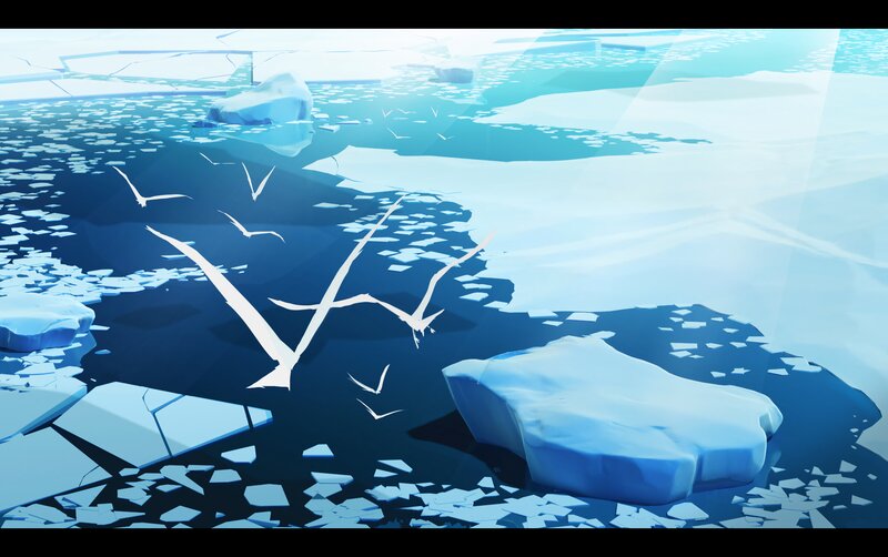Icebergs and Seagulls