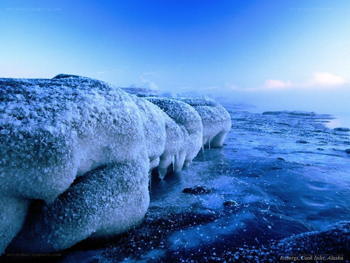 Icebergs at Cook Inlet