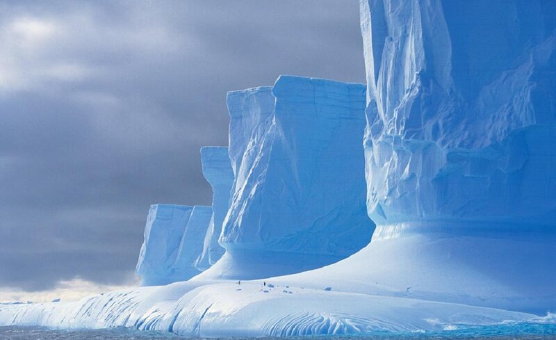 Icebergs in Antarctica