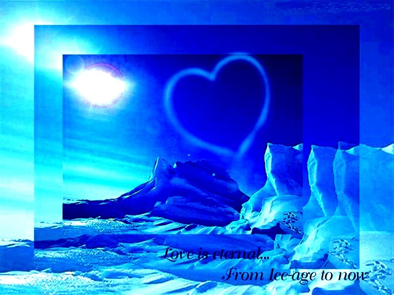 Icebergs in Blue Light — Serene, Night