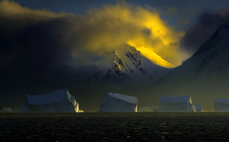 Icebergs in Polar Waters