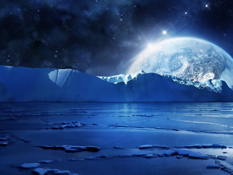 Icebergs in Space