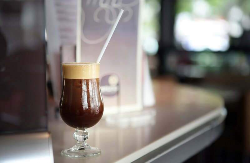 Iced Coffee Drink — Brown, Calm, Afternoon