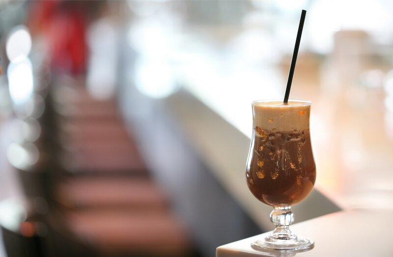 Iced Coffee Drink — Brown, Calm