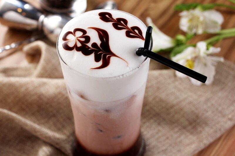 Iced Coffee Drink — Brown