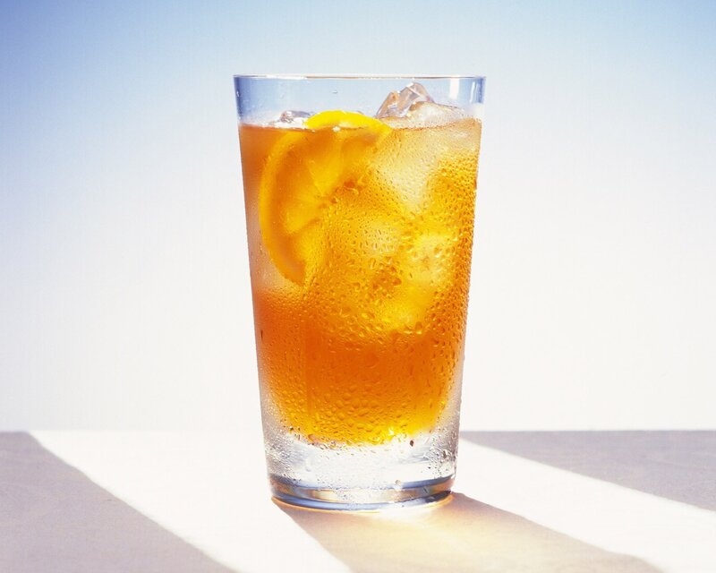 iced tea with lemon