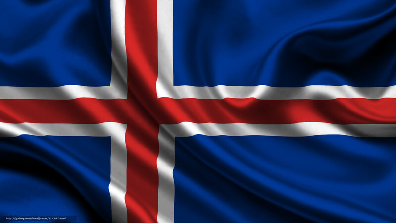 Icelandic Flag — Blue, Patriotic