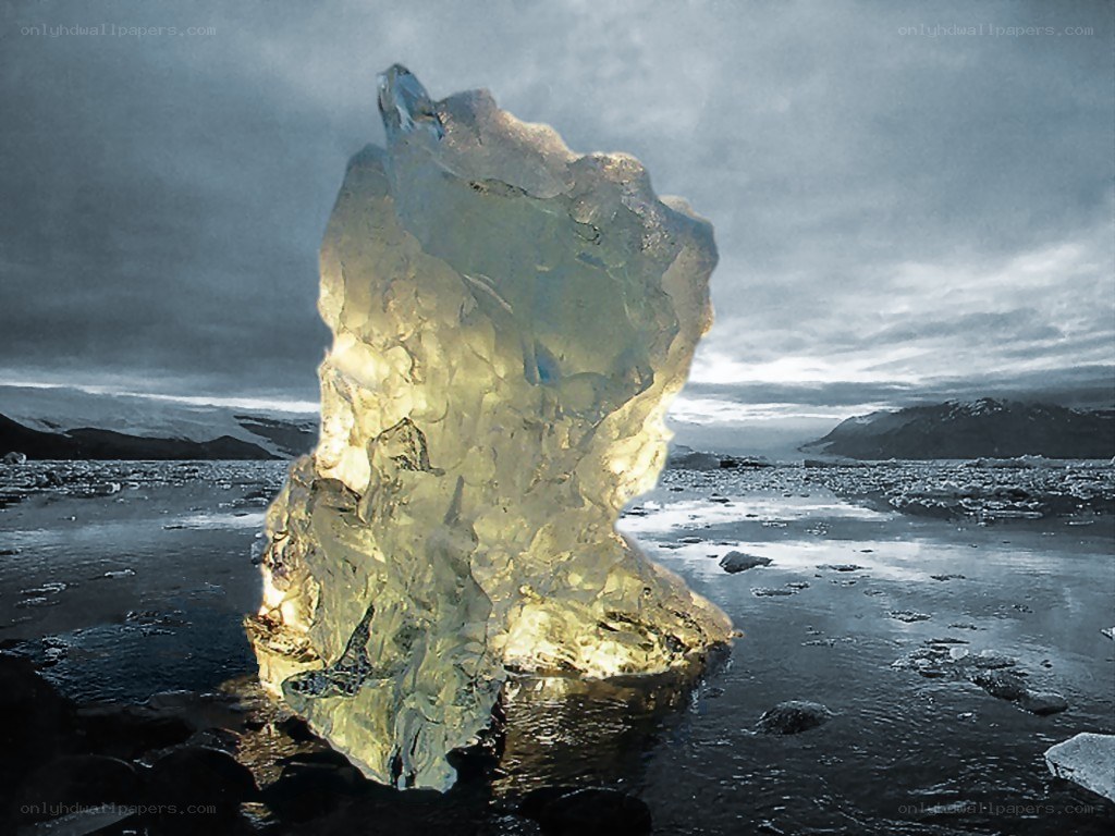 Icelandic ice formation