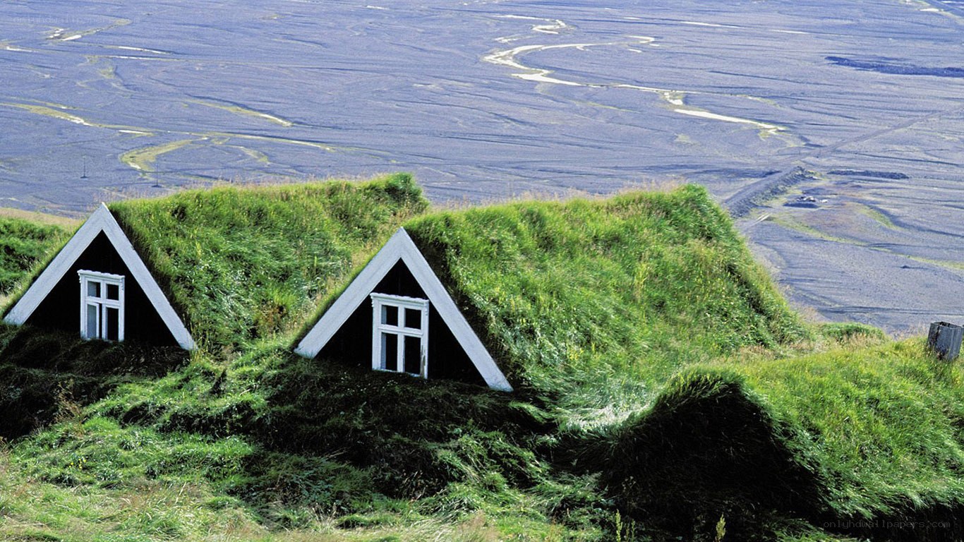 Icelandic turf houses