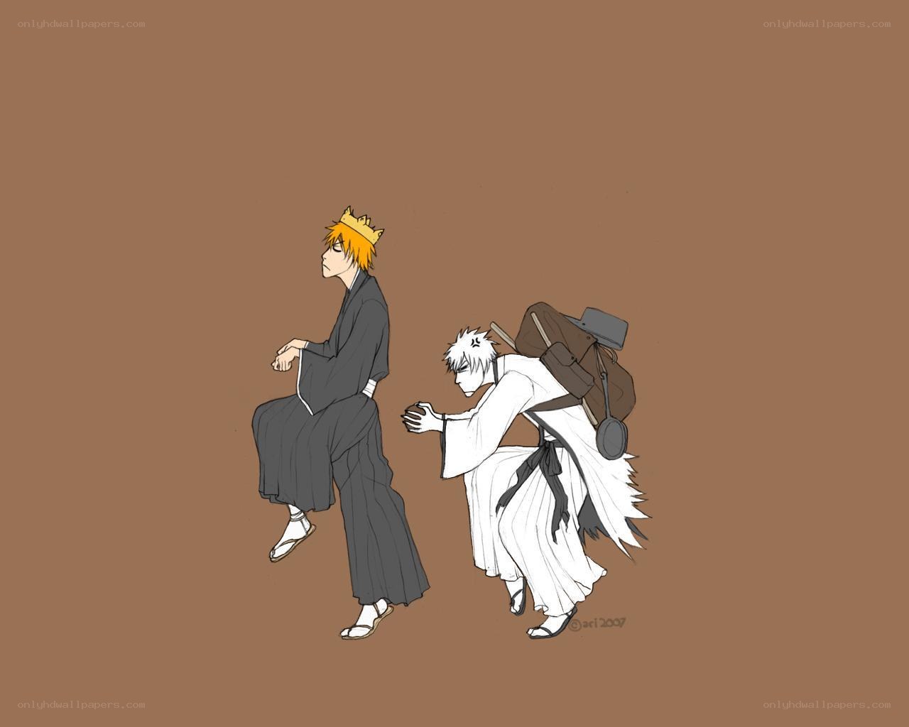 Ichigo and Ichibei walking