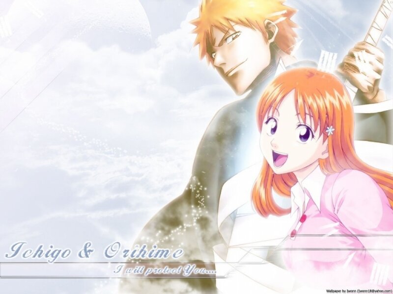 Ichigo and Orihime artwork